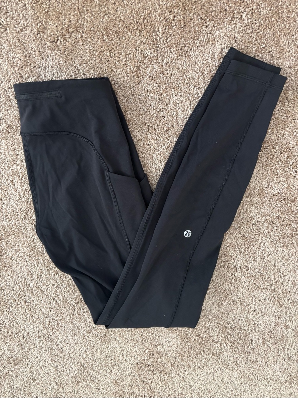 lululemon athletica Black Performance Leggings with Pocket